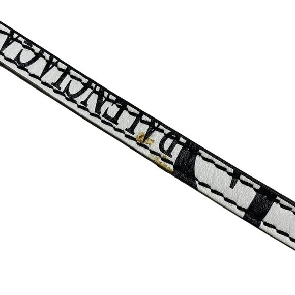 BALENCIAGA Shopping Phone Holder 593826 White Black Red Leather Shoulder Bag - Picture 12 of 15